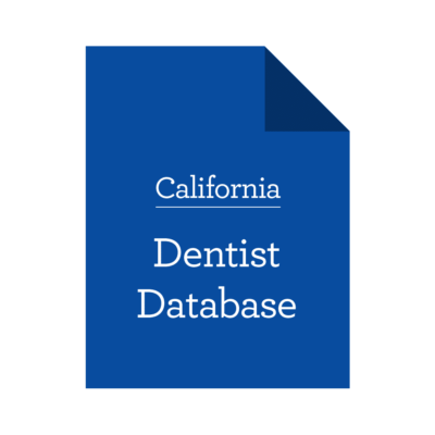 Database of California Dentists