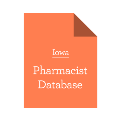 Database of Iowa Pharmacists