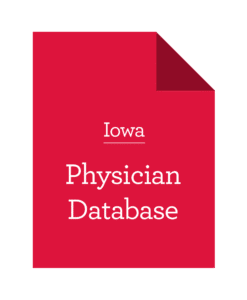 Database of Iowa Physicians