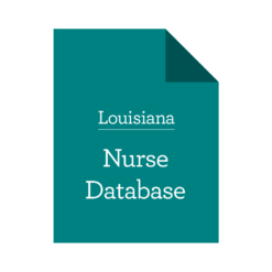 Database of Louisiana Nurses