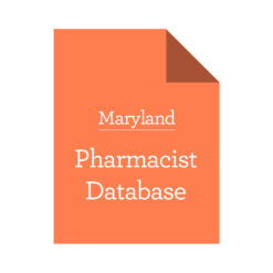Database of Maryland Pharmacists