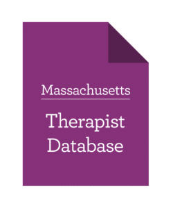 Database of Massachusetts Therapists