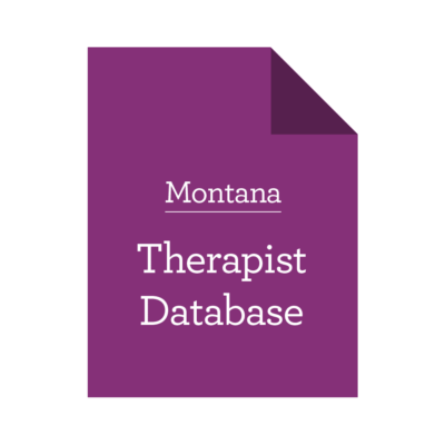 Database of Montana Therapists