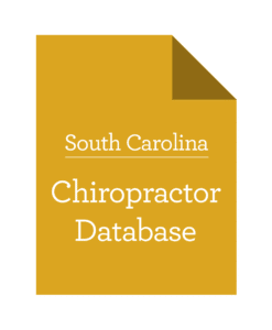 South Carolina Chiropractor Database