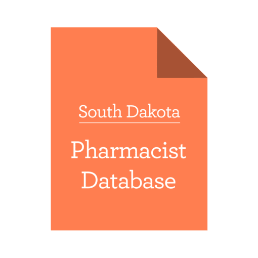 Database of South Dakota Pharmacists