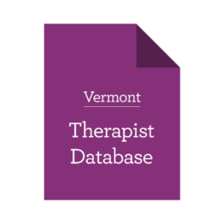 Database of Vermont Therapists
