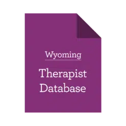 Database of Wyoming Therapists