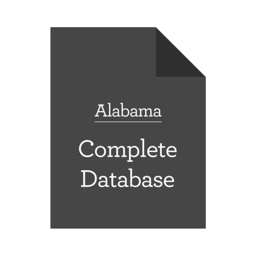 Complete Alabama Database