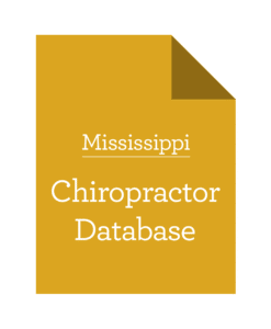 Database of Mississippi Chiropractors