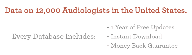 Database of Audiologists in the United States