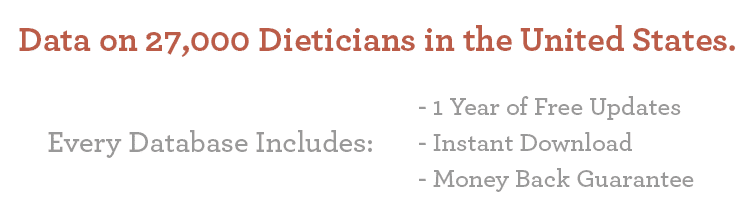 Database of Dietitians in the United States