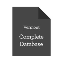 Complete Vermont Database